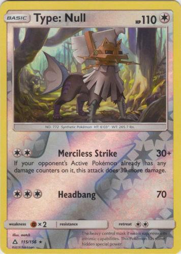 Ultra Prism Type: Null [Reverse Holo] Pokémon card